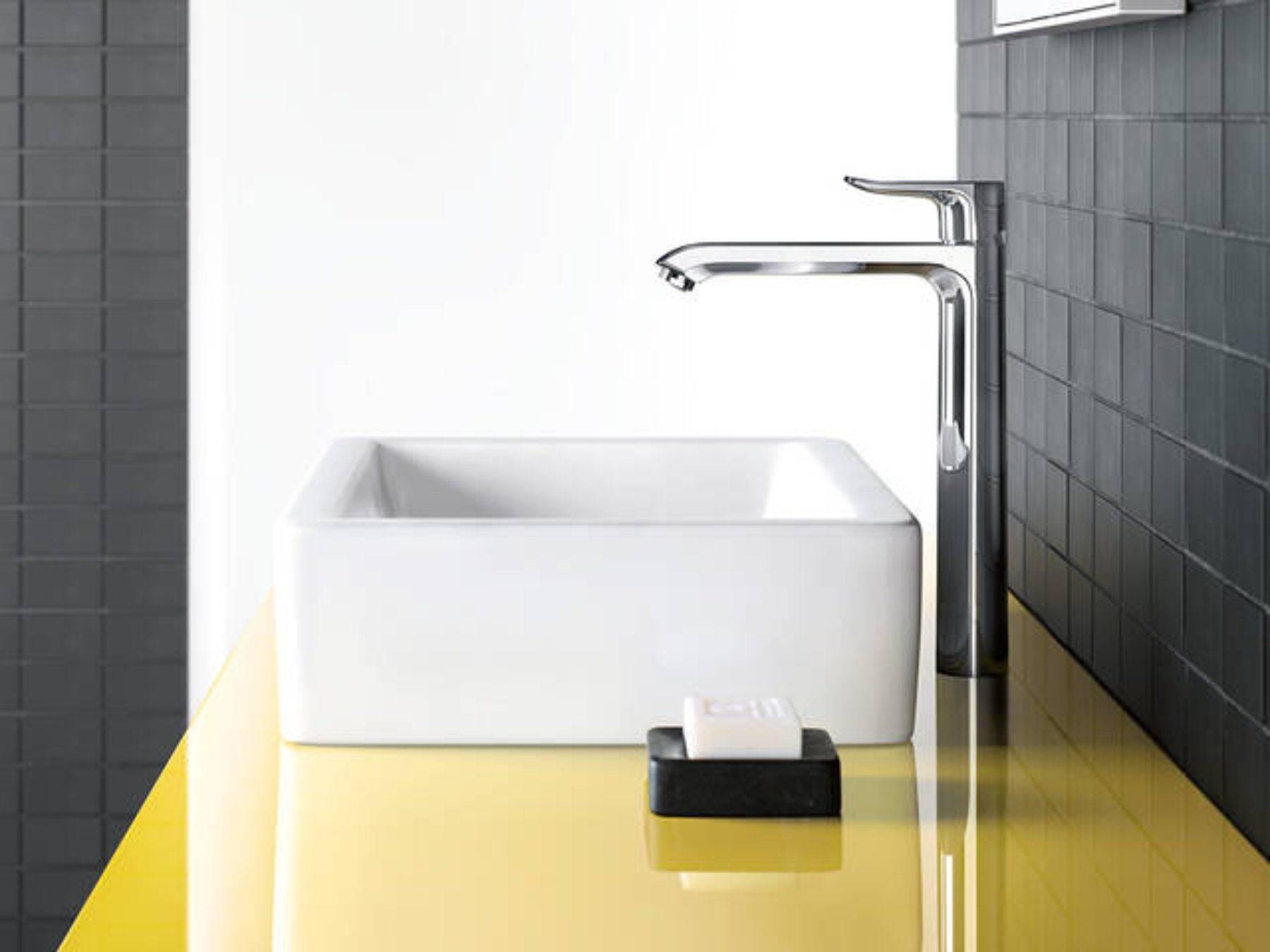 Metris 260 Basin Mixer Highriser Soap Dish Ambiance 4X3 | Cole Roberts, Loughborough