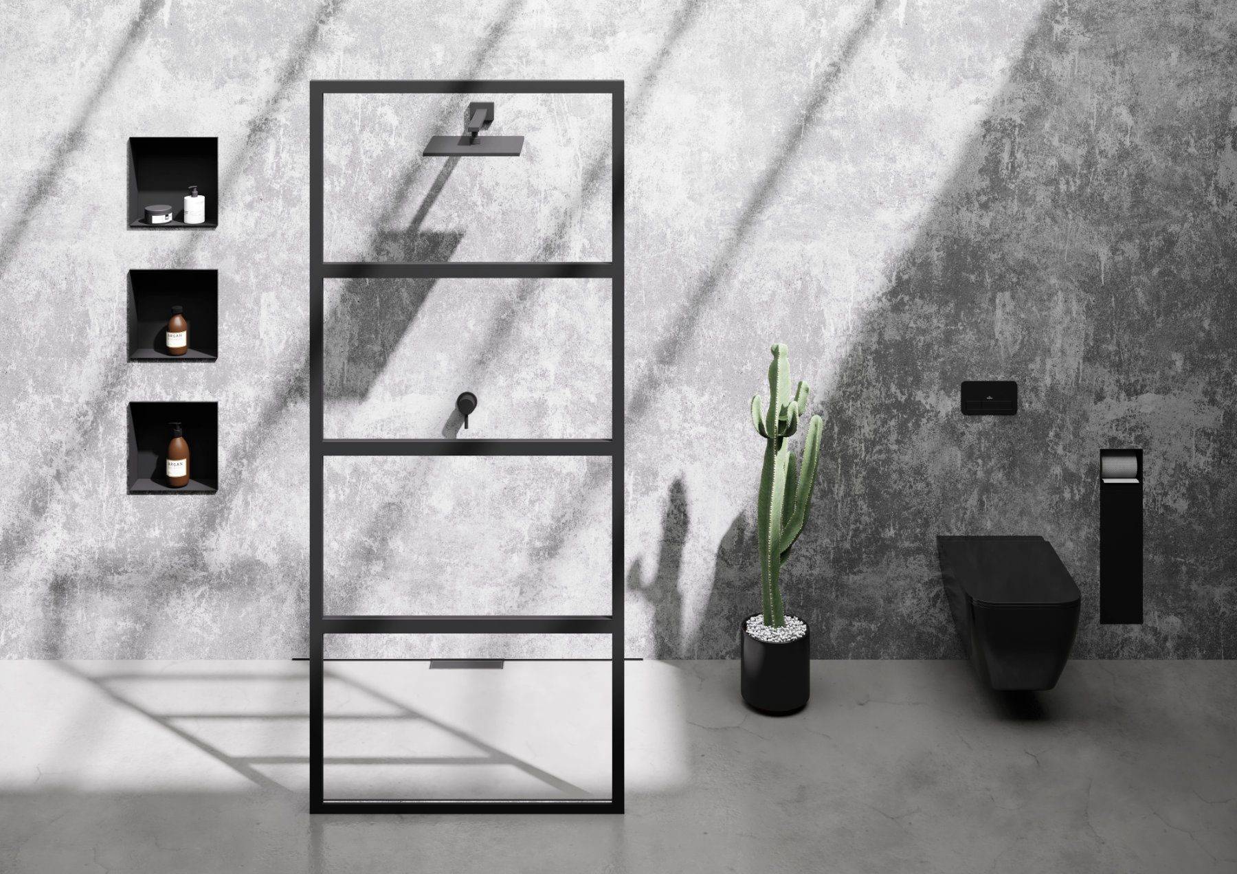 Product Combinations Mood Bathroom Mirror Container M Line C Box Black 30X30 Tcl 7 02 | Cole Roberts, Loughborough